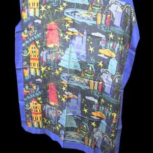 Moulin Rouge with Paris Scenic Card Table Cloth or large Scarf