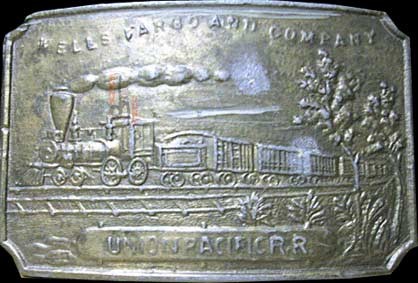 Union Pacific Railroad Pictorial Belt Buckle