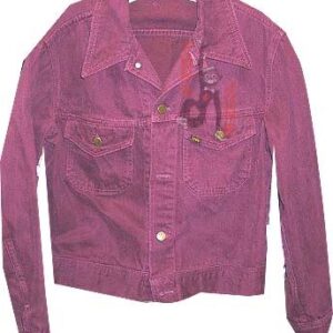 Lee Ruby Red Two Pocket Soft Feel Denim Jacket