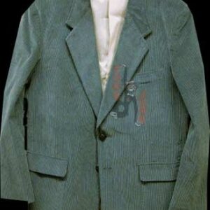 The Men's Store Sears Green Double Lapel Corduroy Jacket