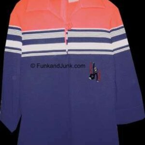 Butte Knit Thick Navy with Orange Sailor Style Top Blouse