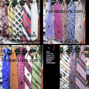 Deadstock Classic Clip on Ties (Price Each)