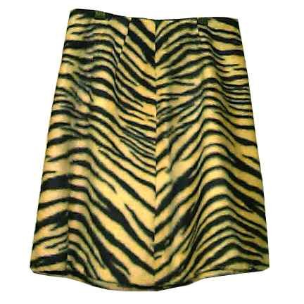 Faux Leopard Skirt