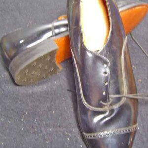 Bostonian Black Bar Toe Line Men's Deadstock Shoes