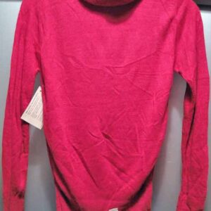 Nomelle faux Cashmere Purple Long Sleeve Top with fold over Turtle Neck