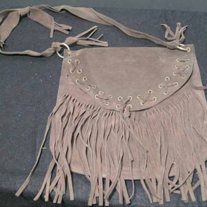 Fantastic Suede Tasseled Hippy Shoulder Bag Purse