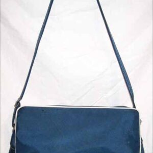Pan Am Vintage Dark Blue Heavy Vinyl Shoulder Bag