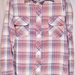 Kennington Multi color Stripped with Metallic Thread Western Long Sleeve Shirt