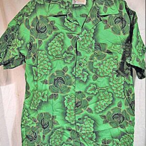 Hawaiian Holiday Light Green with Grapes Hawaiian Shirt