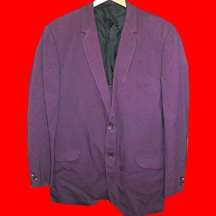 Near sharkskin Red 2 button Man's jacket