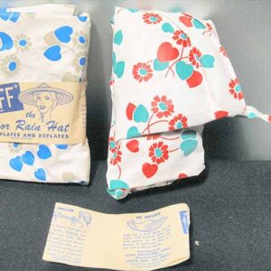 1950s Puff inflatable Sun or Rain Hat
