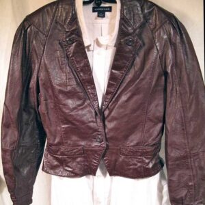 Wilson Leather Womens Cropped Buckle Back Jacket