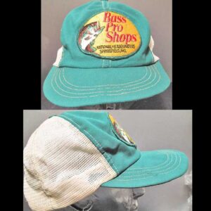 Bass Pro Shop Vintage Patch Mesh Truckers Snap Back Hat