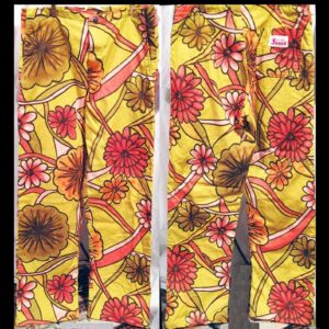 Jams by Surf Line Fantastic Gold Floral Hawaiian Long Pants