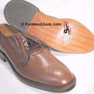 Bostonians 1970's Shiny Textured Brown Shoes