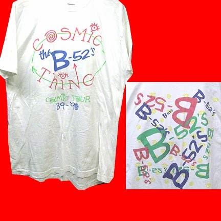 B52's 1989 1990 Cosmic Thing tour T shirt