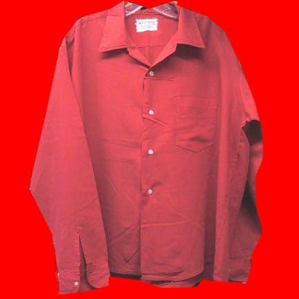 Aristocrat bright Red 50's long sleeve straight waist classic